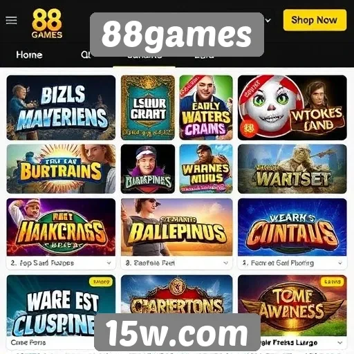 A análise dos jogos populares disponíveis em 88games